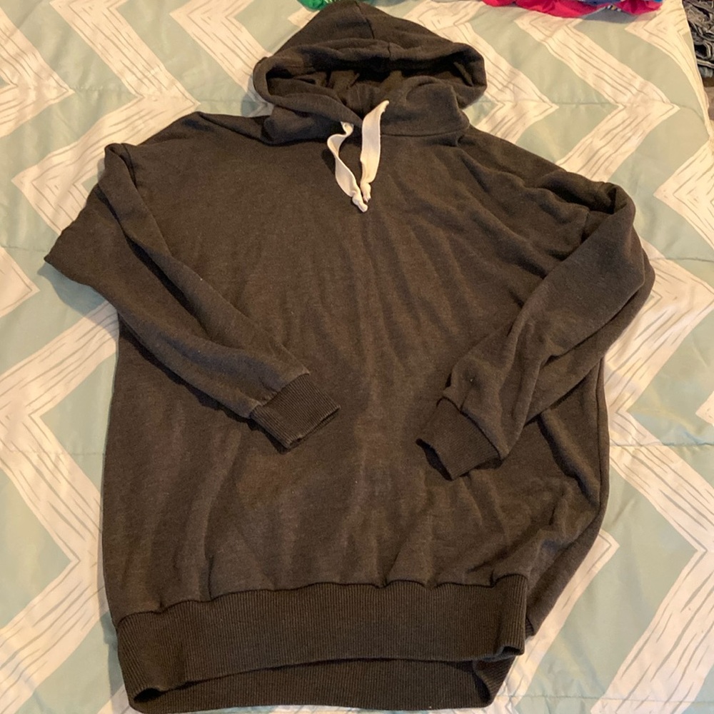 💵American Eagle Grey Tunic Jegging Hoodie
